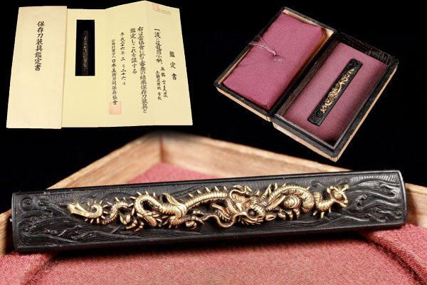 武具 刀具 骨董品 仁】小柄 金彩 馬具図 刀装具 武具 1802 iI