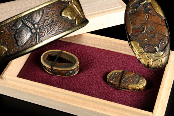 喜楽赤銅 鬼退治 珍品 縁頭!! 木箱 113341 Yahoo!オークション